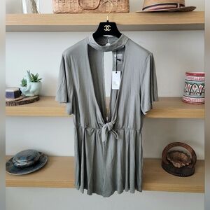 NWT Army green romper Dress